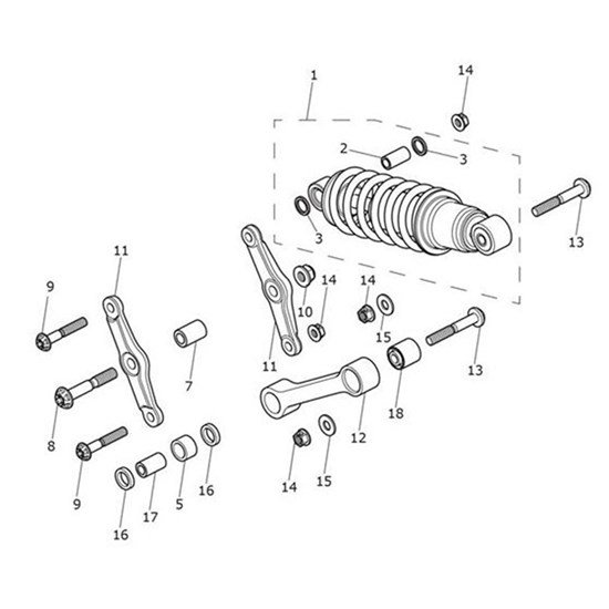 Bild von Rear Suspension Unit