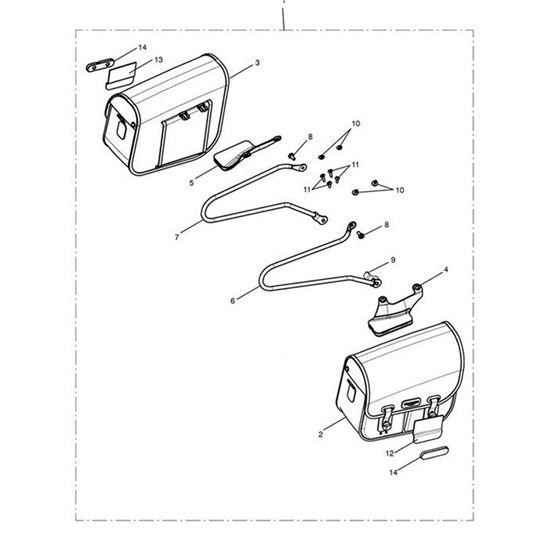 Bild von Reflector Bracket, LH