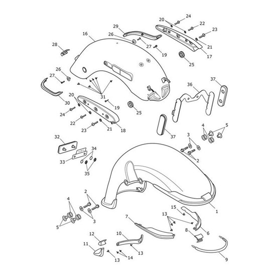 Bild von Reflector Bracket