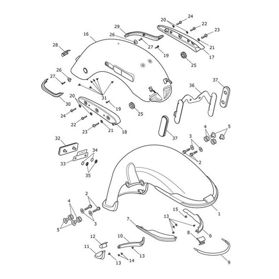 Bild von Reflector Bracket