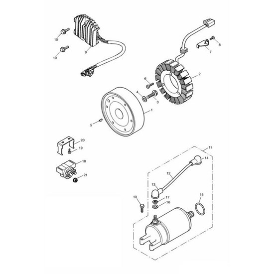 Bild von Regulator Rectifier Spares Kit