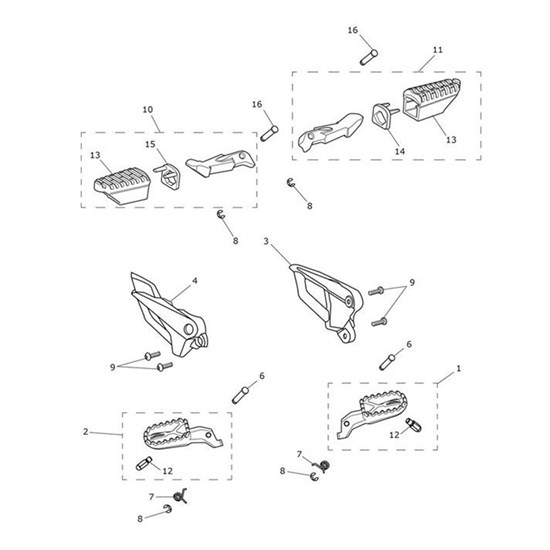 Bild von Return Spring, Footrest
