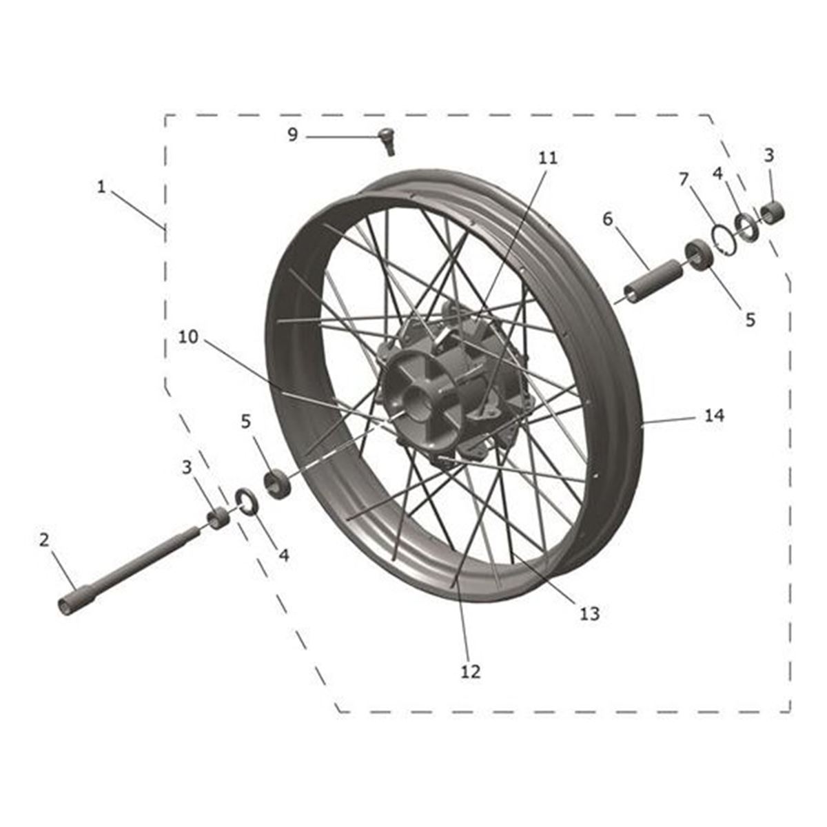 Bild von Rim, Front Wheel