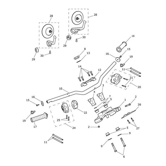 Bild von Riser, Handlebar, RH