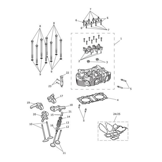 Bild von Rocker Assy, Cyl 1, Exhaust