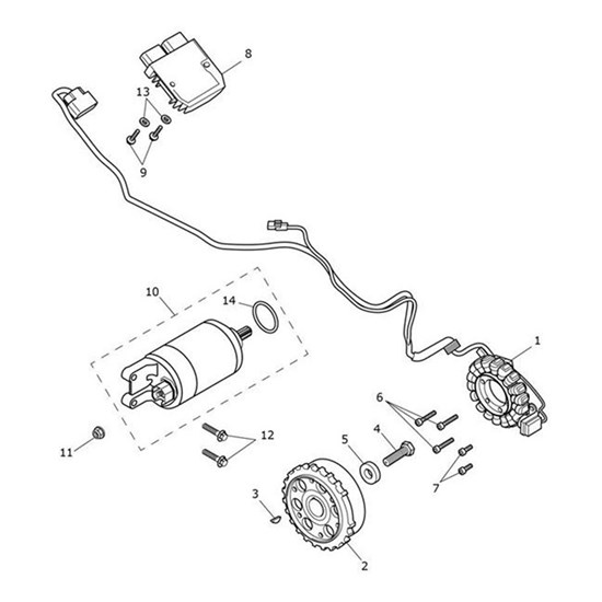 Bild von Rotor, Alternator