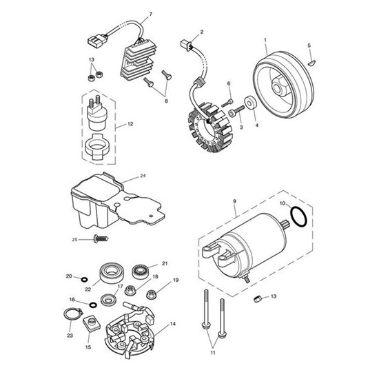 Bild von Rotor, Alternator