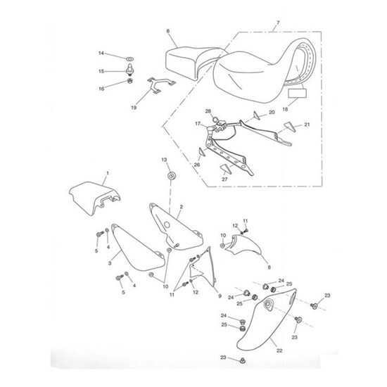 Bild von SEAT ASSY, FRONT