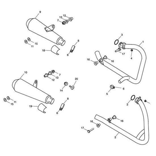 Bild von SILENCER ASSY,CAT,RH