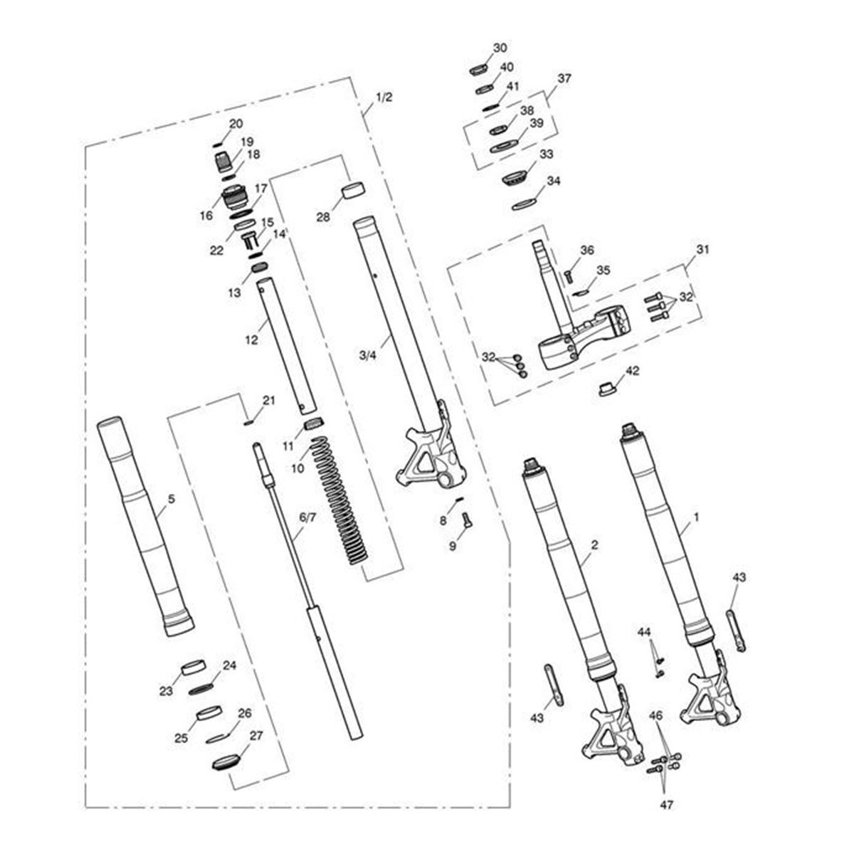 Bild von STANCHION ASSY, RHS