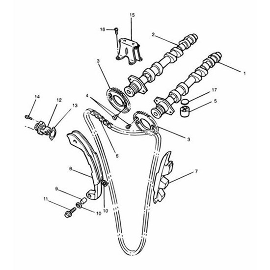 Bild von STEUERKETTENSPANNSCHIENE