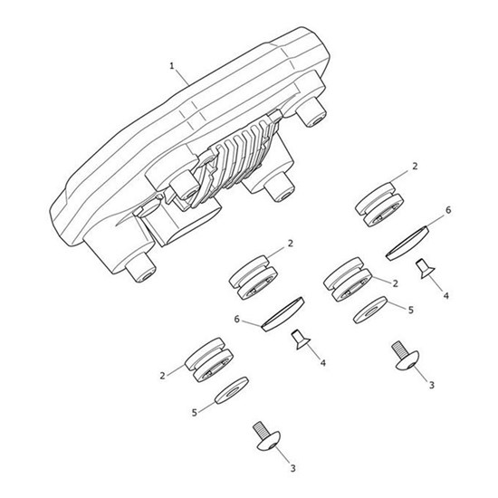 Bild von Schraube, Skt Csk, M5 x 10, Slv, Enc