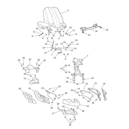 Bild von Screen Mount Bracket, RH