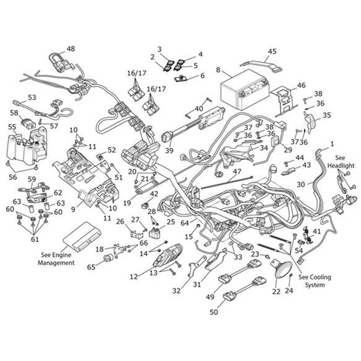 Bild von Screw & Washer Kit, LF Antenna