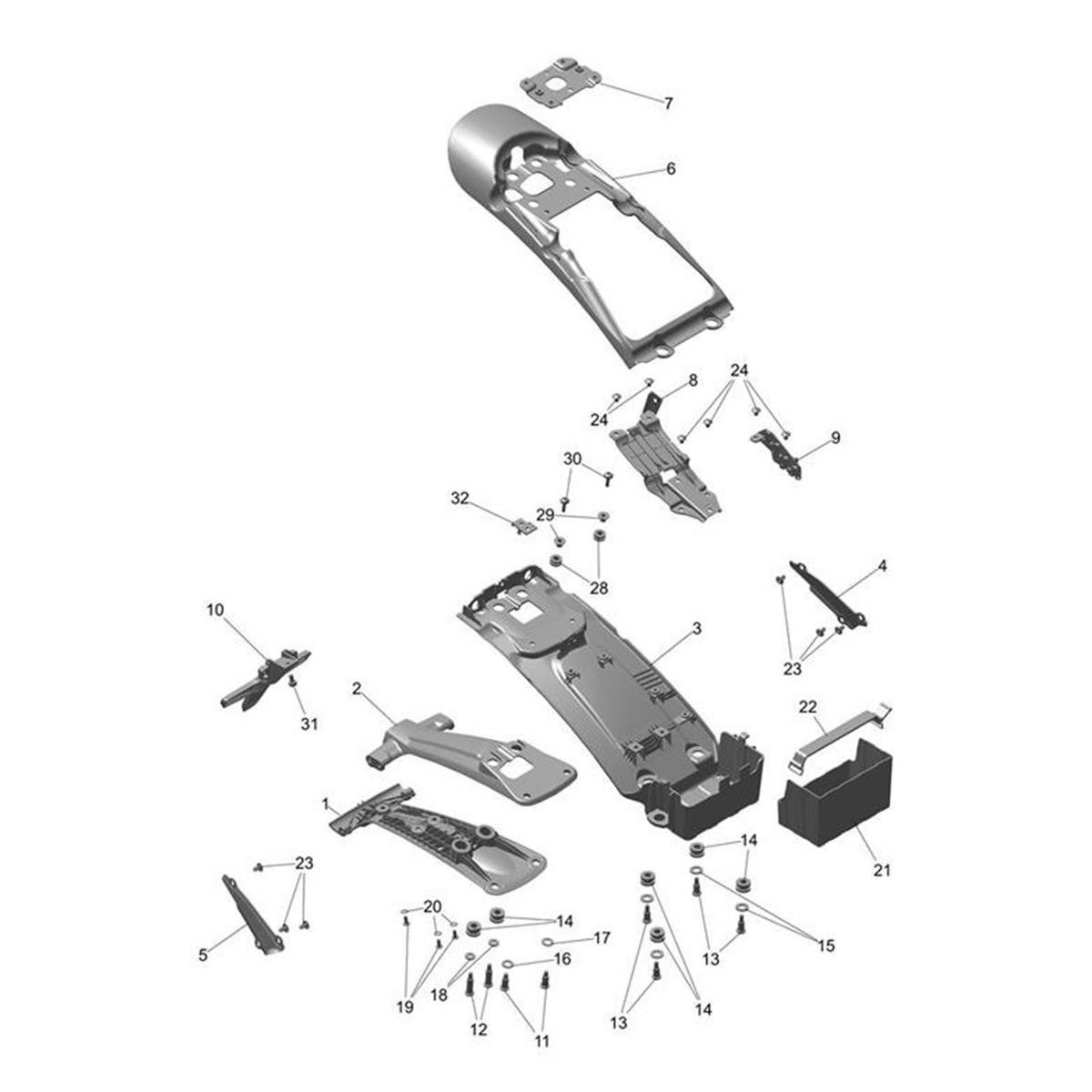 Bild von Screw, Btn Hd Step, M6 x 1