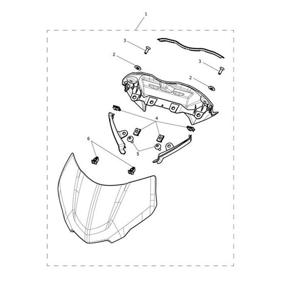 Bild von Screw, Csk, M5 x 16, S/S