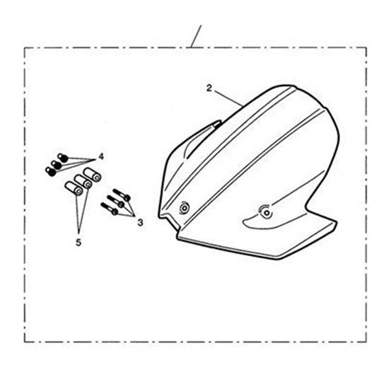 Bild von Screw, M5 x 30, Plastic, Black
