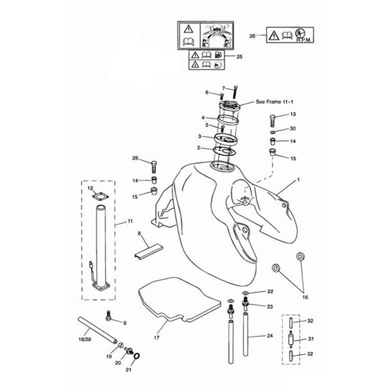 Bild von Seal, Base, Fuel Filler