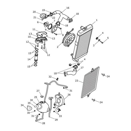 Bild von Sealing Ring, Coolant Manifold