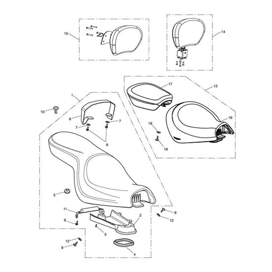 Bild von Seat, Comfort, Pillion