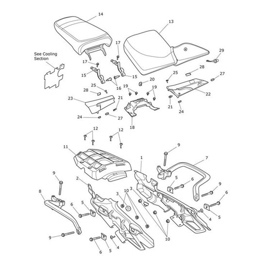 Bild von Seat, Comfort, Rider