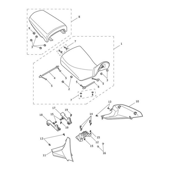 Bild von Seat, Pillion, Heated