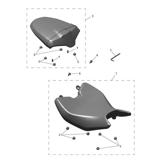 Bild von Seat, Rider, Assembly