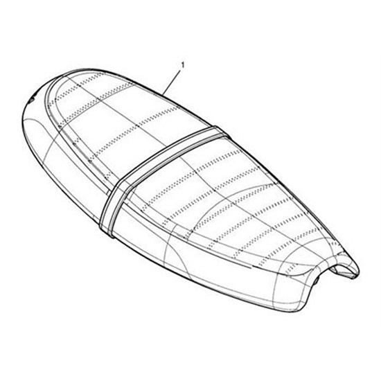 Bild von Seat Assy, Comfort, Brown