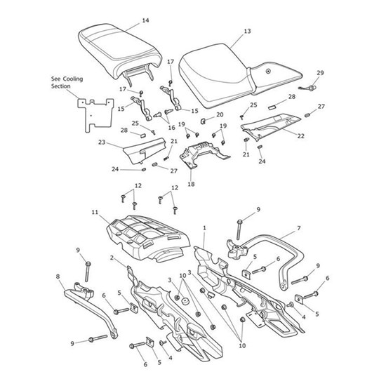 Bild von Seat Assy, Front