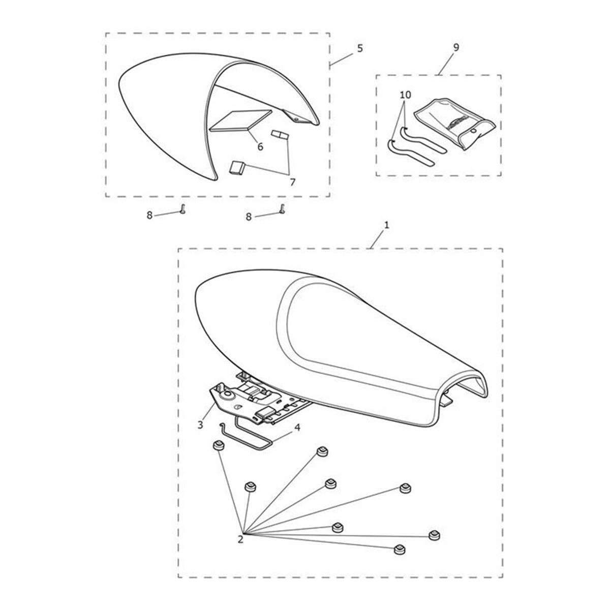 Bild von Seat Cowl Assembly