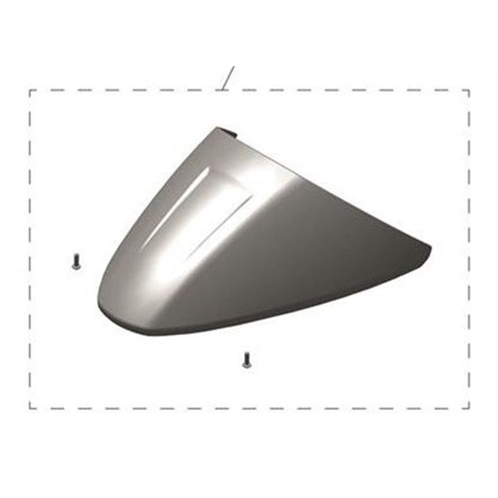 Bild von Seat Cowl Kit, Aluminium Silver