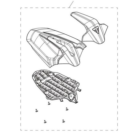 Bild von Seat Cowl Kit, Jet Black