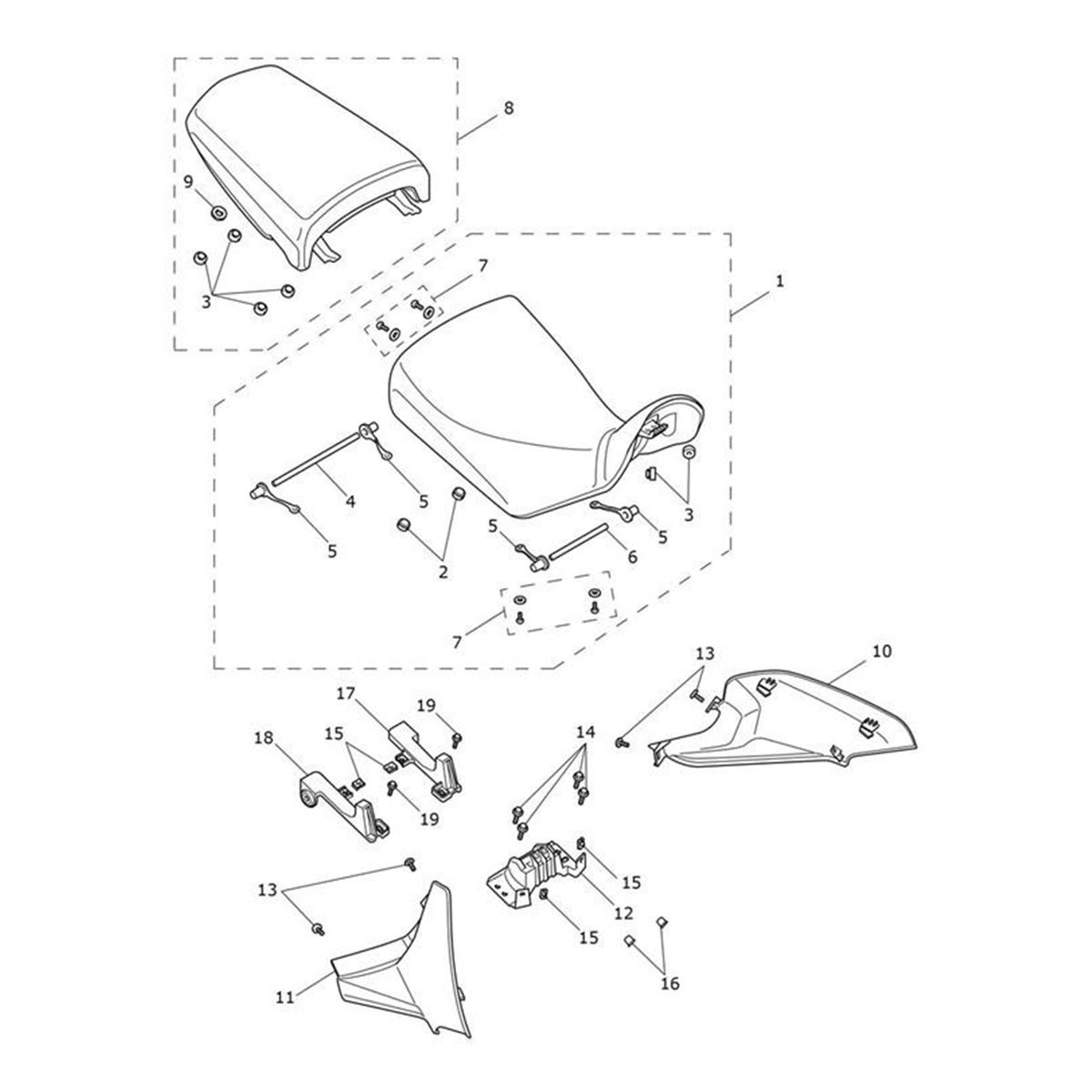 Bild von Seat Panel Decal, LHS