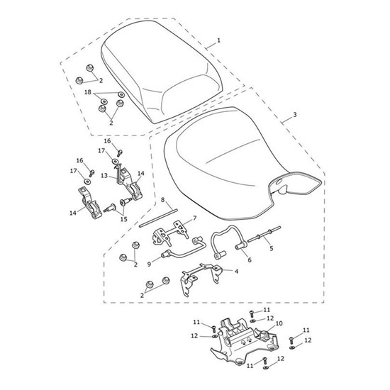 Bild von Seat Release Assy