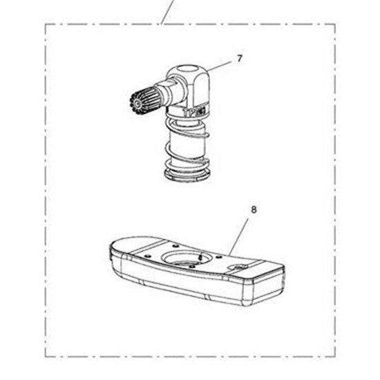 Bild von Sensor, TPMS, 90 Deg, 434MHZ
