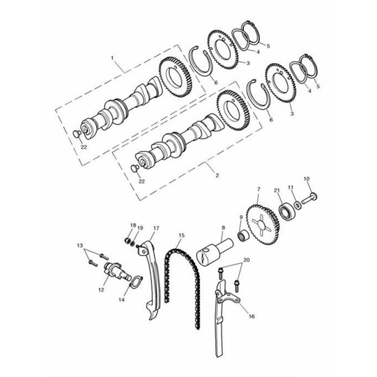 Bild von Shaft, Idler, Cam, Shouldered