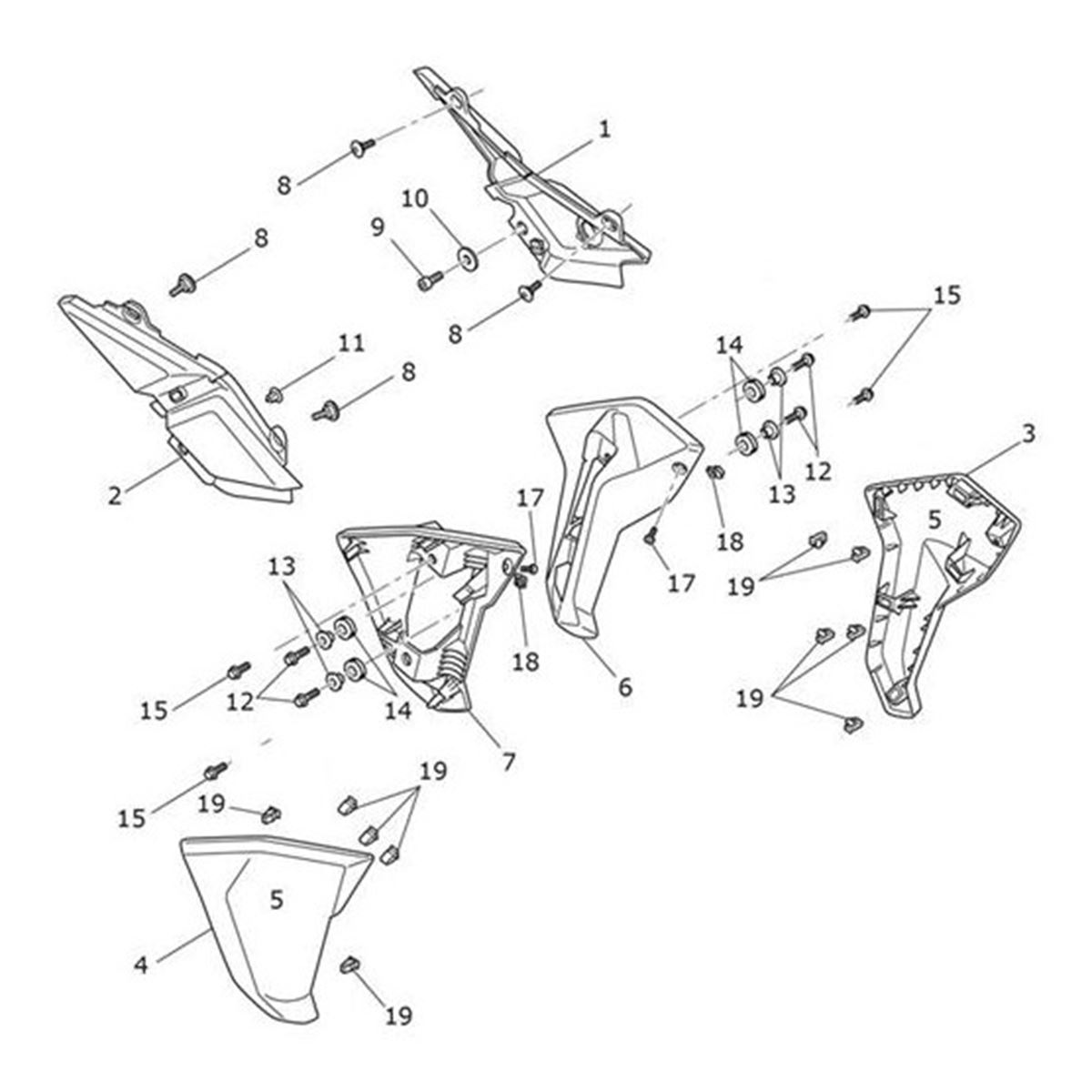 Bild von Side Panel, LH, Moulding