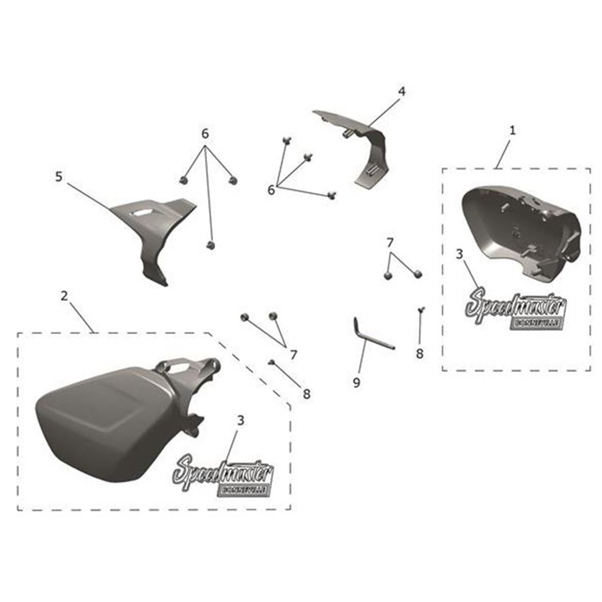Bild von Side Panel, RH, Sapphire Black