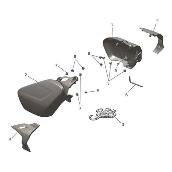 Bild von Sidepanel, RH, Sapphire Black