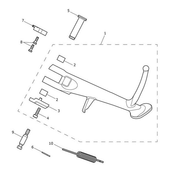 Bild von Sidestand Assembly, Spares