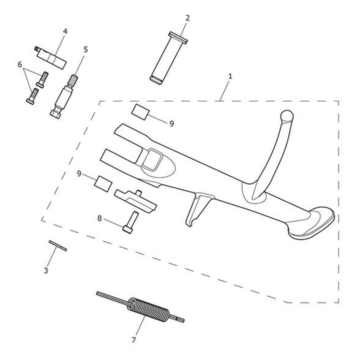 Bild von Sidestand Assembly