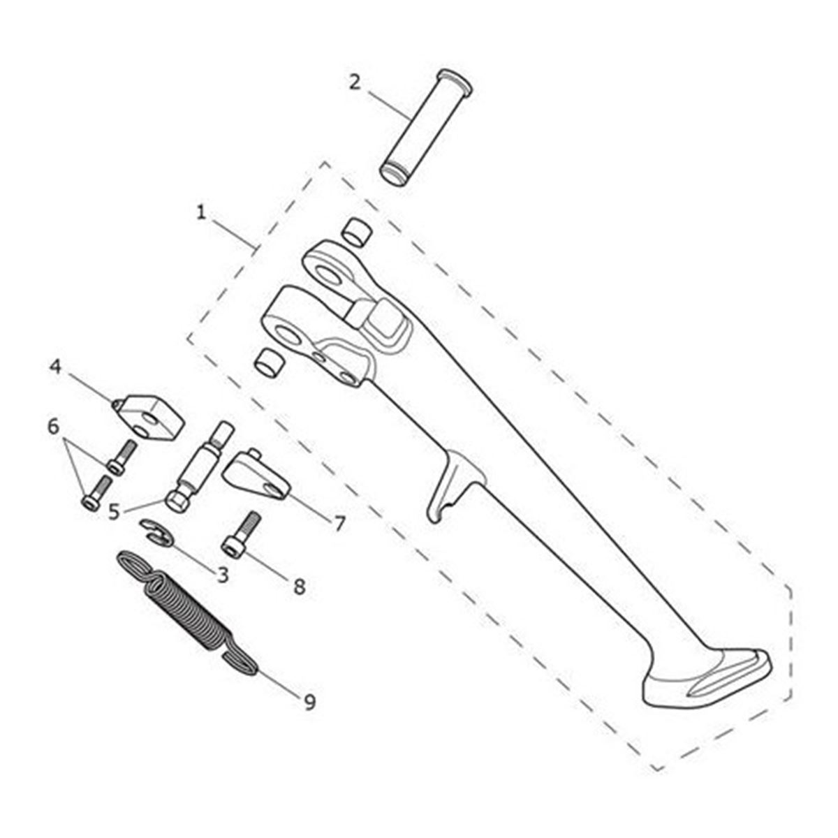 Bild von Sidestand Assy