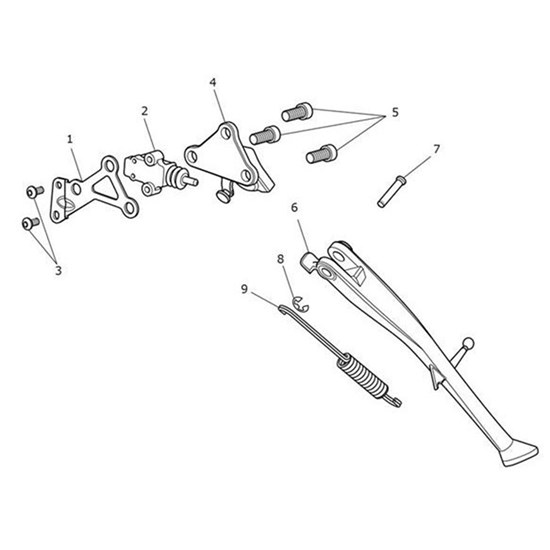 Bild von Sidestand Leg