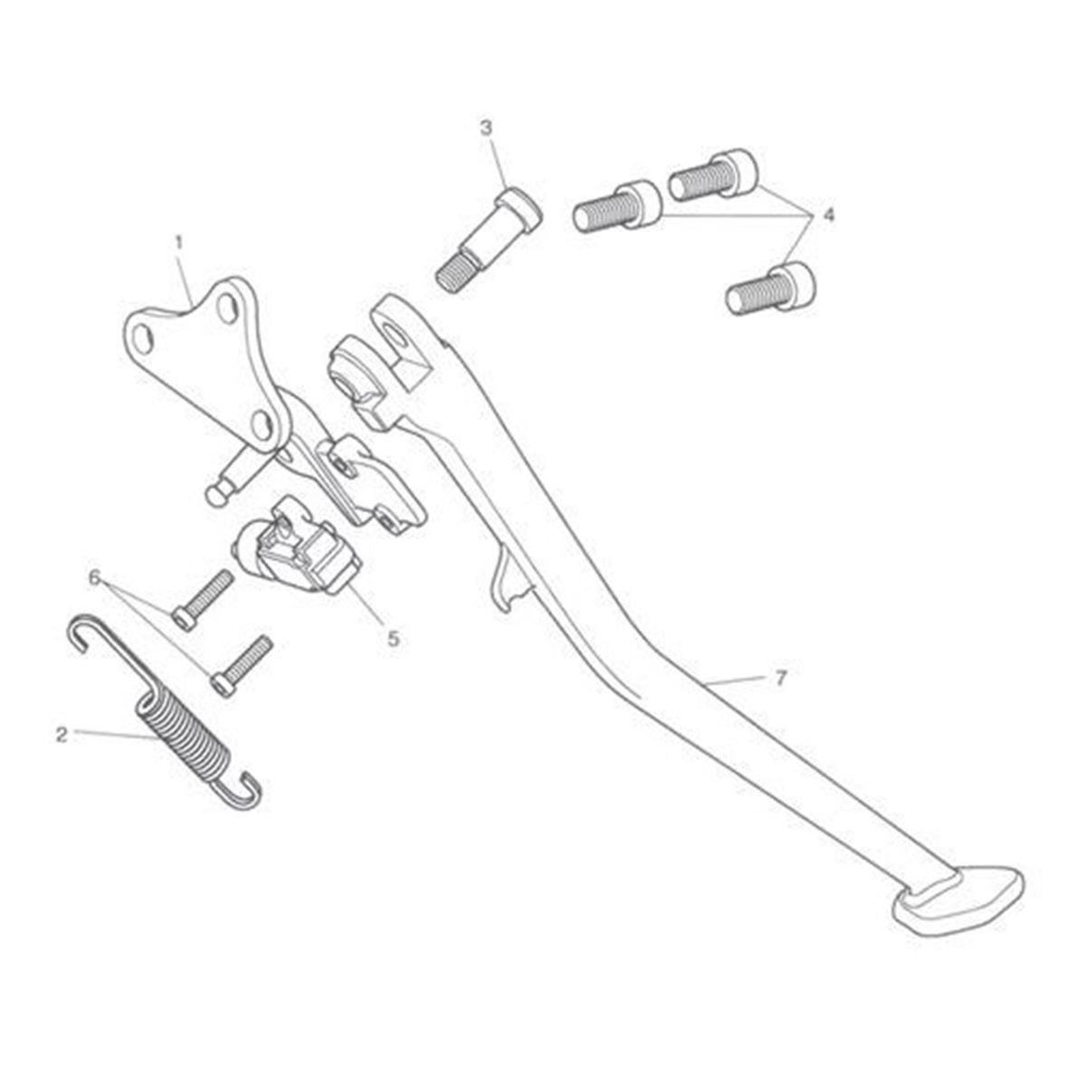 Bild von Sidestand Leg