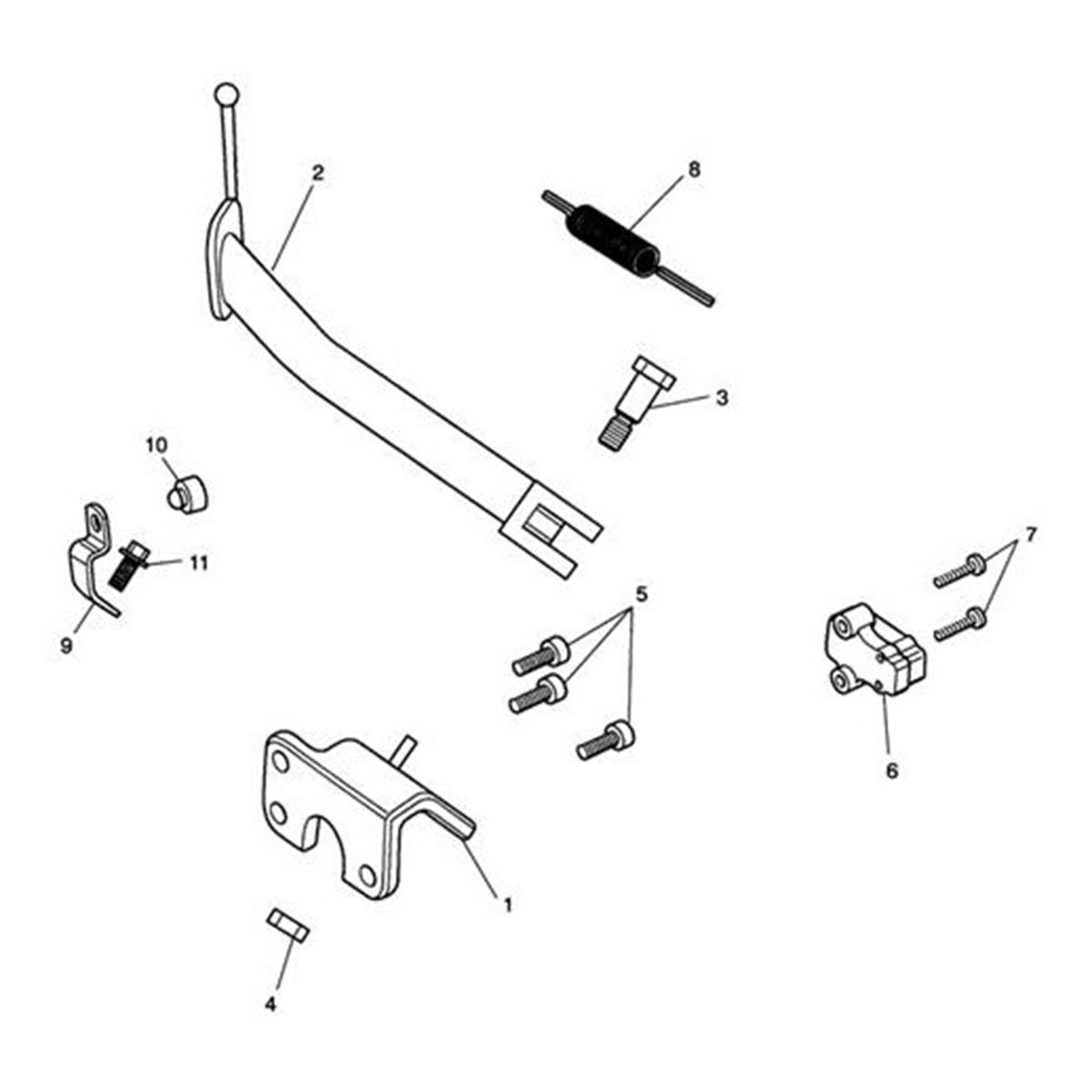 Bild von Sidestand Leg
