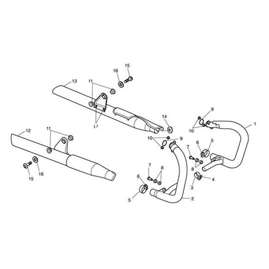 Bild von Silencer, Exhaust, LH, CAT