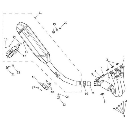 Bild von Silencer Assy, Arrow