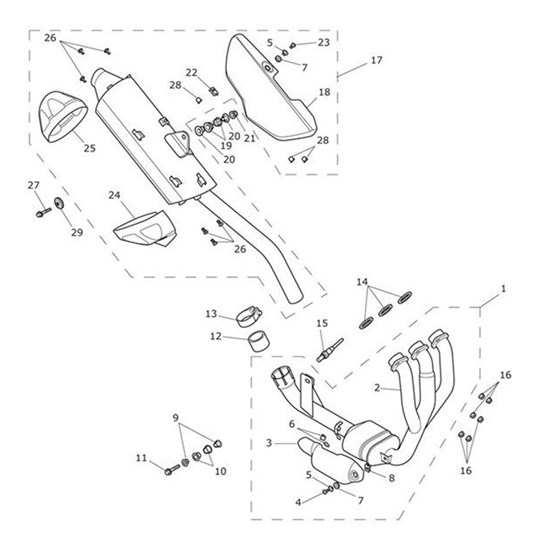 Bild von Silencer Assy, Exhaust, Black