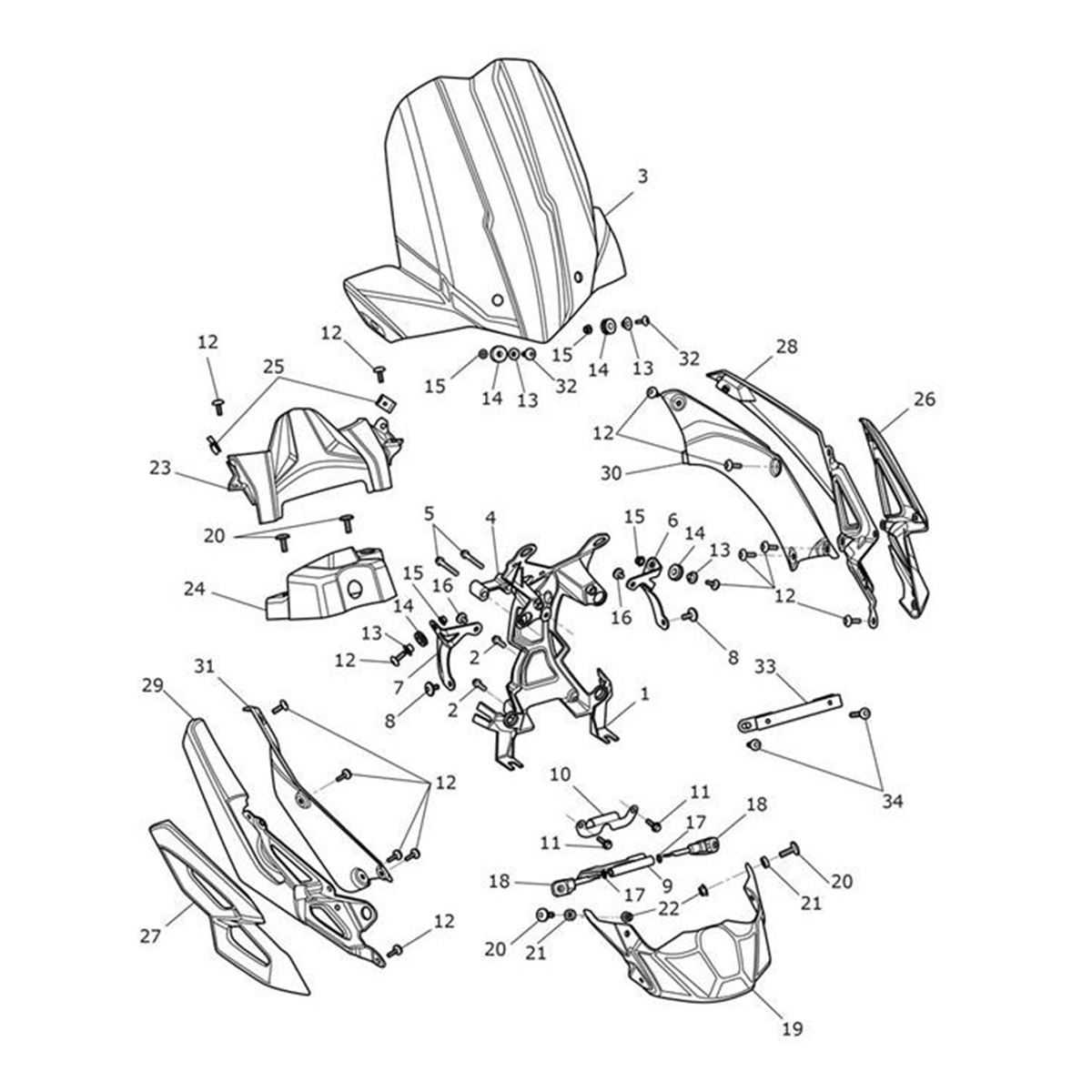 Bild von Spacer, Front Subframe