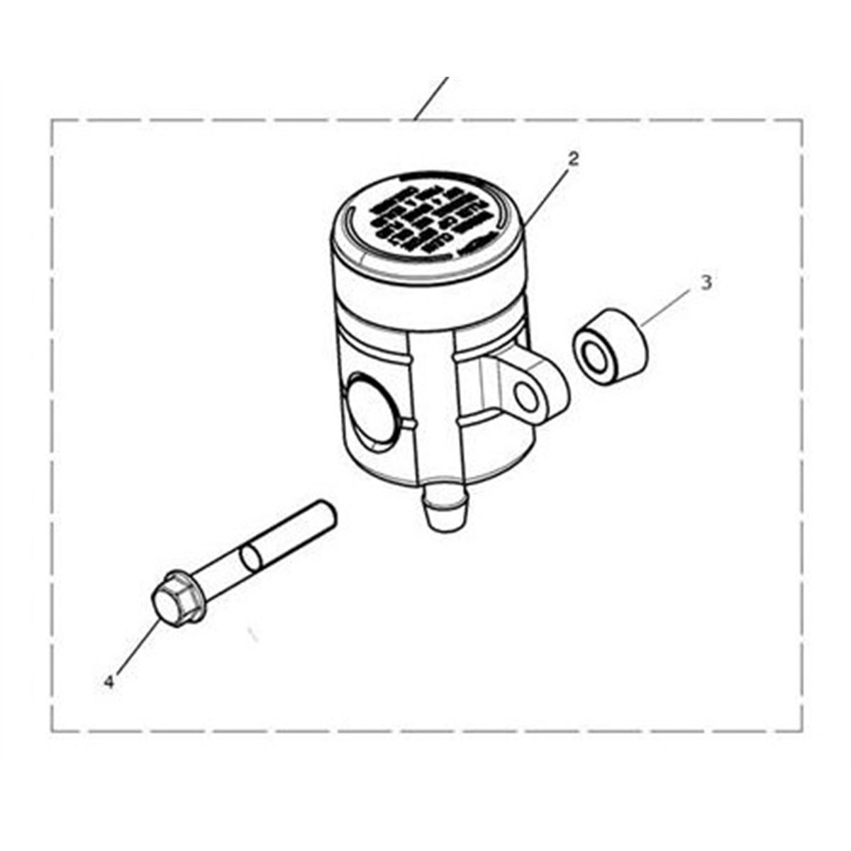 Bild von Spacer, Rear Reservoir